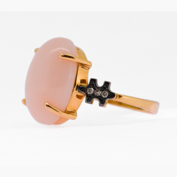 Picture of Coral Diamond Ring